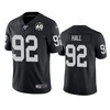 Oakland Raiders P.j. Hall Black 60th Anniversary Vapor Limited Jersey