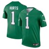Philadelphia Eagles #1 Jalen Hurts Alternate Legend Player Jersey - Kelly Green - Cocomos