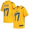 Philip Rivers Los Angeles Chargers Nike Youth Inverted Game Jersey - Gold