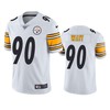 Pittsburgh Steelers T.j. Watt White 100th Season Vapor Limited Jersey