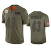 Pittsburgh Steelers Troy Polamalu Camo 2019 Salute To Service Limited Jersey