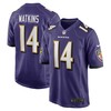 Sammy Watkins Baltimore Ravens Game Jersey - Purple Nfl