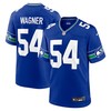Seattle Seahawks #54 Bobby Wagner Throwback Player Game Jersey - Royal - Cocomos