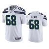 Seattle Seahawks Damien Lewis White Vapor Untouchable Limited Jersey