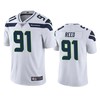 Seattle Seahawks Jarran Reed White 100th Season Vapor Limited Jersey