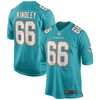 Solomon Kindley Miami Dolphins Game Jersey - Aqua Nfl