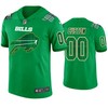 St. Patricks Day Buffalo Bills Custom Jersey Kelly Green - Mens