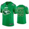 St. Patricks Day Kansas City Chiefs #53 Anthony Hitchens Jersey Kelly Green - Men - Cocomos