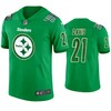 St. Patricks Day Pittsburgh Steelers #21 Sean Davis Jersey Kelly Green - Men - Cocomos