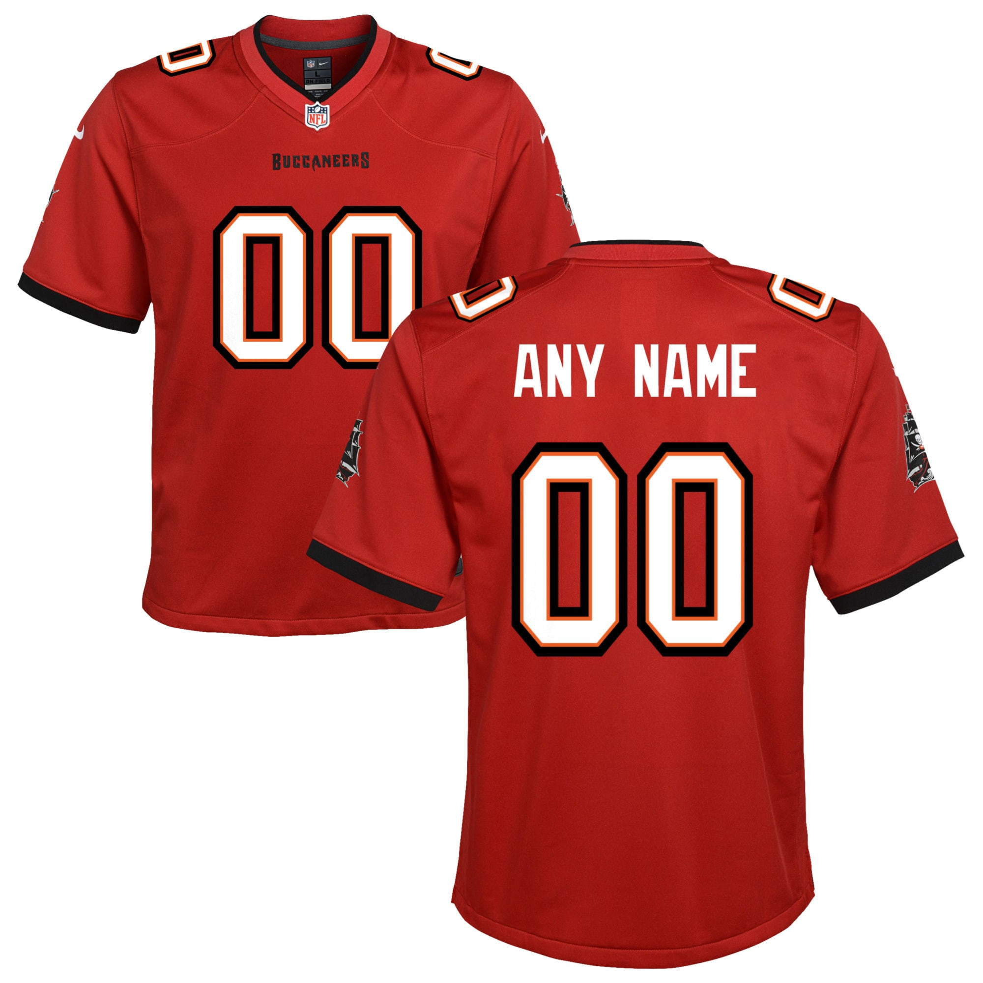 Tampa Bay Buccaneers Custom Game Jersey - Red Custom Jerseys Nfl - Cocomos
