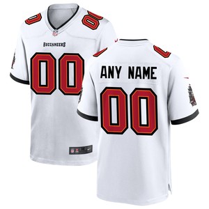 Tampa Bay Buccaneers Custom Game Jersey White Custom Jerseys Nfl
