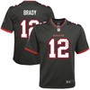 Tom Brady Tampa Bay Buccaneers Alternate Game Jersey Pewter Nfl - Cocomos