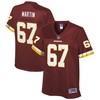 Wes Martin Washington Redskins Nfl Pro Line Womens Team Player Jersey - Burgundy