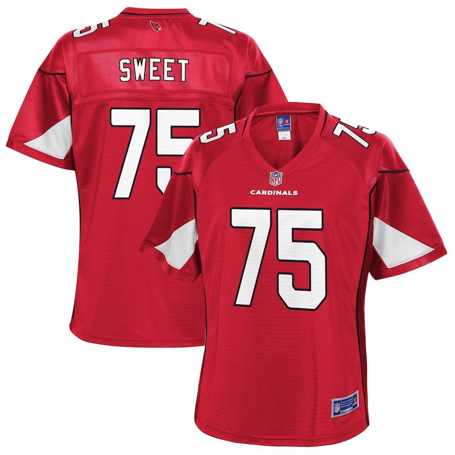 William Sweet Arizona Cardinals Nfl Pro Line Womens Team Player Jersey - Cardinal