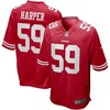 Willie Harper San Francisco 49ers Nike Game Retired Player Jersey - Scarlet