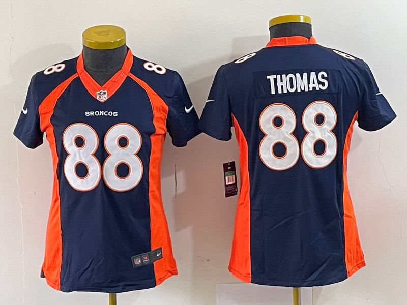 Women Denver Broncos #88 Thomas Jersey - Cocomos