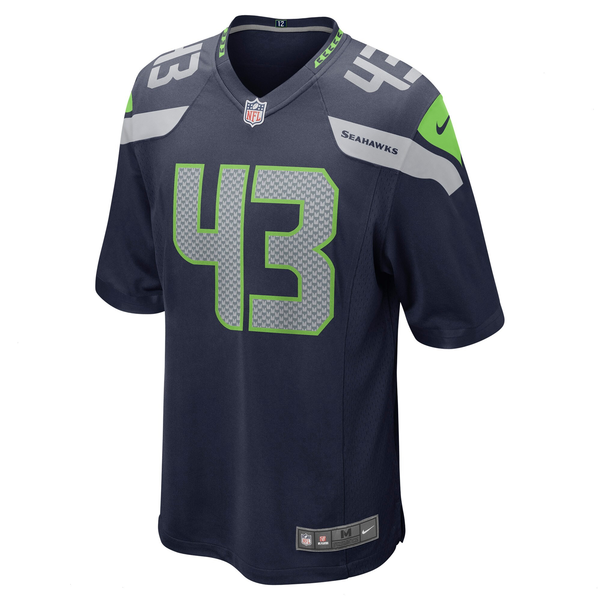Aaron Donkor Seattle Seahawks Nike Game Jersey - College Navy