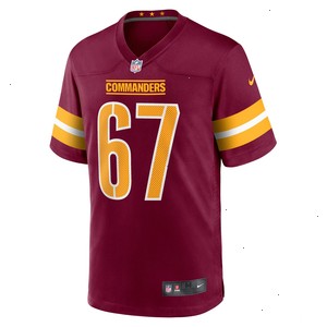 Aaron Monteiro Washington Commanders Nike Game Player Jersey - Burgundy