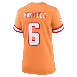 Baker Mayfield Tampa Bay Buccaneers Nike Women's Throwback Game Jersey - Orange