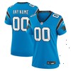  Carolina Panthers Nike Women's Alternate Custom Game Jersey - Blue