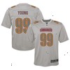 Chase Young Washington Commanders Nike Youth Atmosphere Fashion Game Jersey - Gray