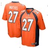 Damarri Mathis Denver Broncos Nike Game Player Jersey - Orange