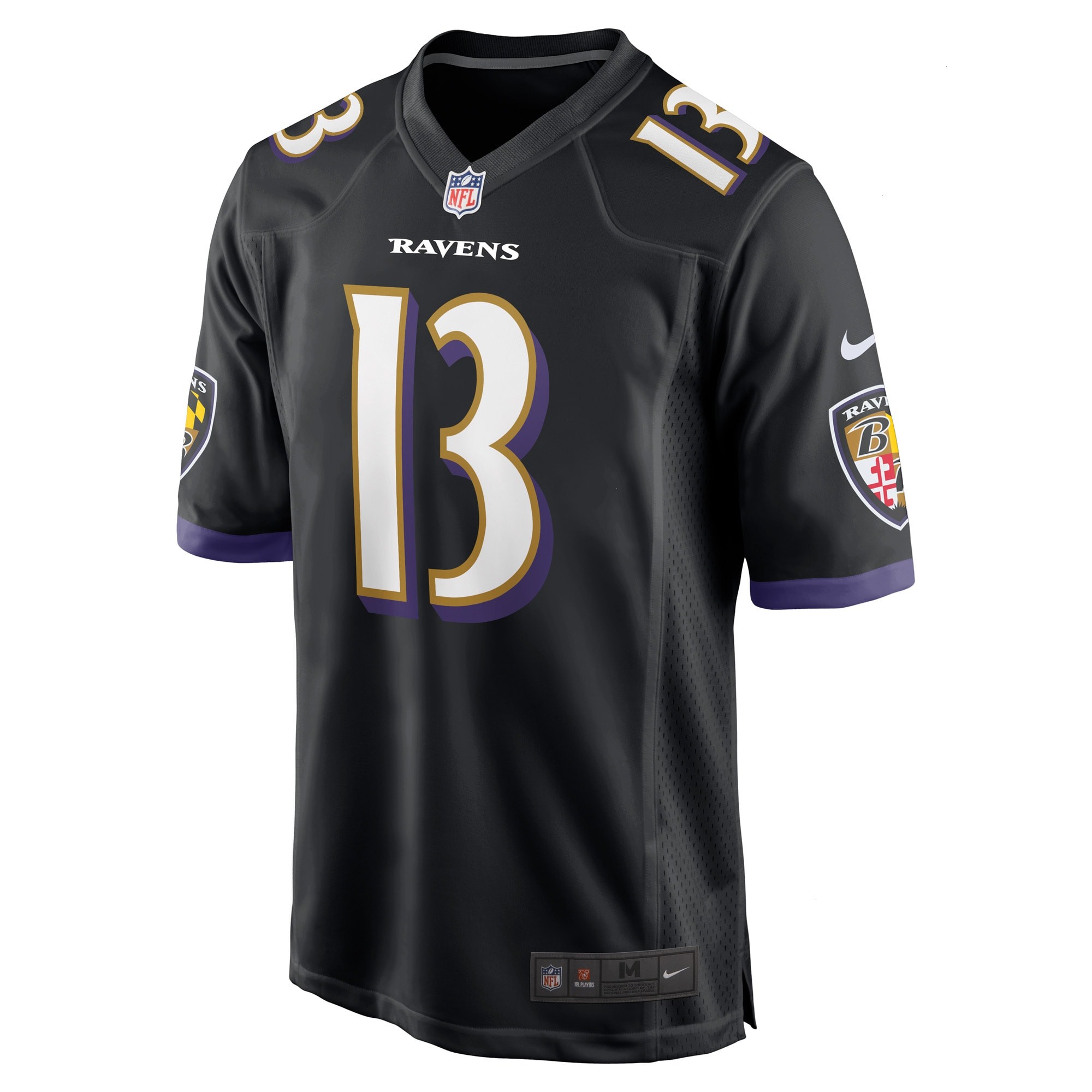 Devin Duvernay Baltimore Ravens Nike Game Player Jersey - Black