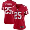 Elijah Mitchell San Francisco 49ers Nike Women's Team Player Game Jersey - Scarlet