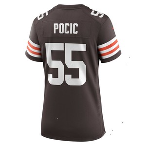 Ethan Pocic Cleveland Browns Nike Women's Game Jersey - Brown