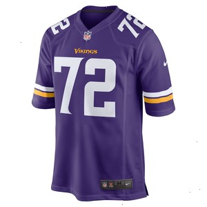 Ezra Cleveland Minnesota Vikings Nike Game Jersey - Purple