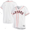 Houston Astros Women's Plus Size Home Replica Team Jersey - White