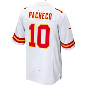 Isiah Pacheco Kansas City Chiefs Nike Away Game Player Jersey - White