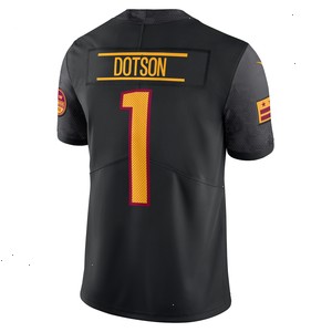 Jahan Dotson Washington Commanders Nike Alternate Vapor Untouchable Limited Jersey - Black