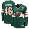 Jared Spurgeon Minnesota Wild Women's Home Breakaway Player Jersey - Green