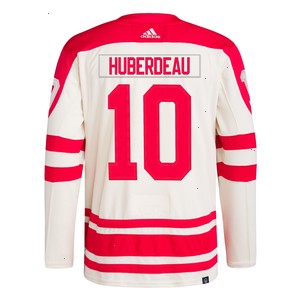 Jonathan Huberdeau Calgary Flames adidas 2023 NHL Heritage Classic Primegreen Authentic Player Jersey – Cream