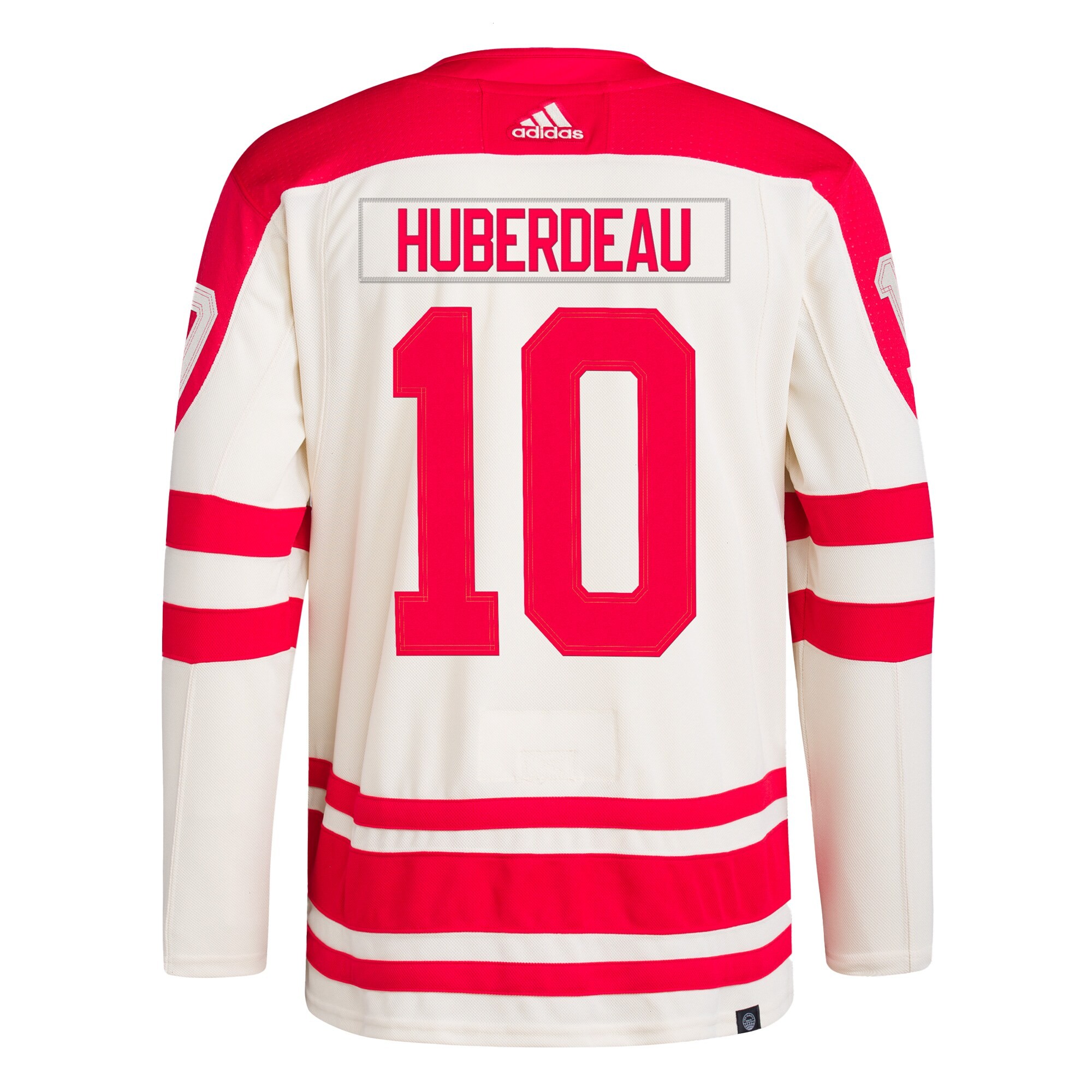 Jonathan Huberdeau Calgary Flames adidas 2023 NHL Heritage Classic Primegreen Authentic Player Jersey – Cream