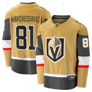 Jonathan Marchessault Vegas Golden Knights Fanatics Branded Home Breakaway Jersey - Gold