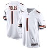 Justin Fields Chicago Bears Nike Player Game Jersey - White