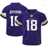 Justin Jefferson Minnesota Vikings Nike Toddler Game Jersey - Purple