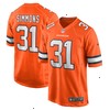 Justin Simmons Denver Broncos Nike Alternate Game Jersey - Orange