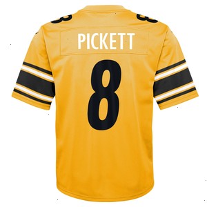 Kenny Pickett Pittsburgh Steelers Nike Youth Inverted Game Jersey - Gold