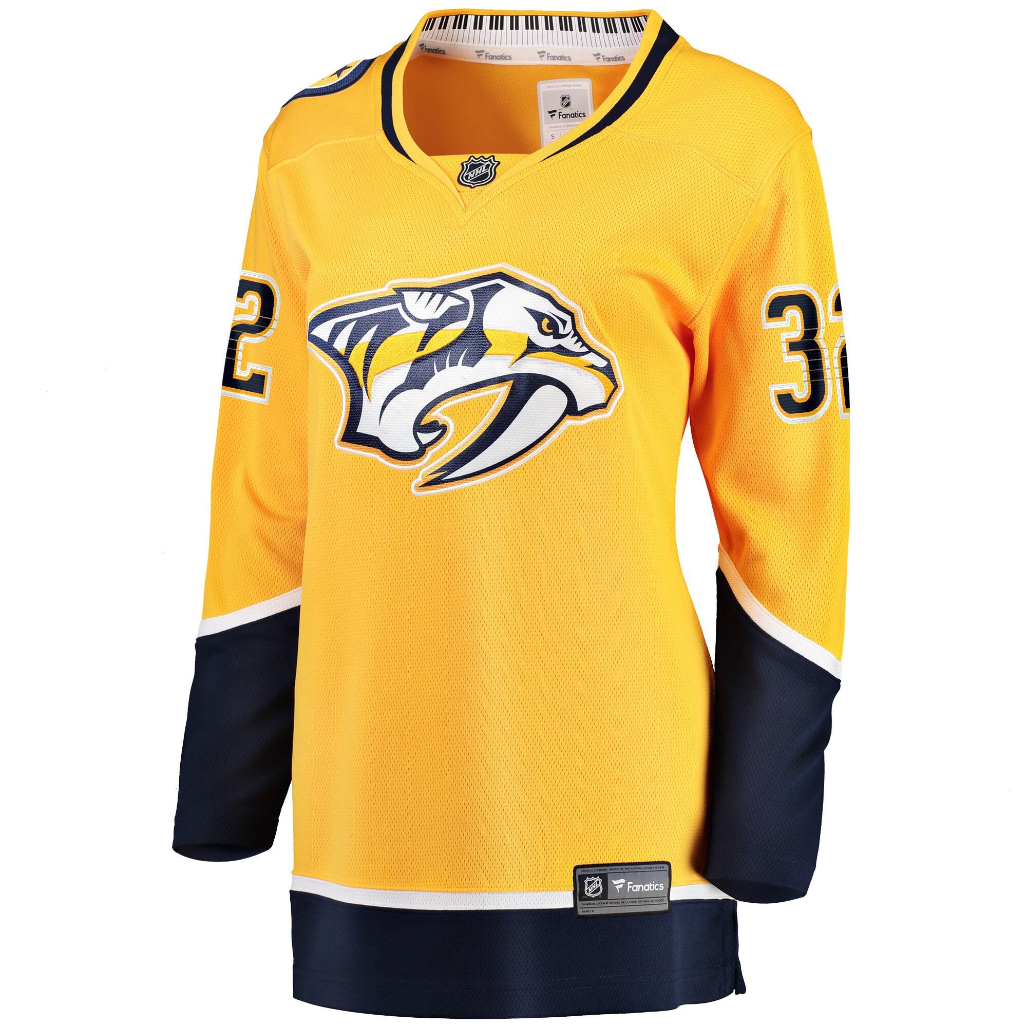 Kevin Lankinen Nashville Predators Fanatics Branded Women's Home Breakaway Player Jersey - Gold