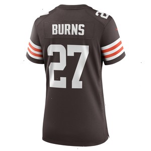 Lorenzo Burns Cleveland Browns Nike Women's Team Game Jersey - Brown