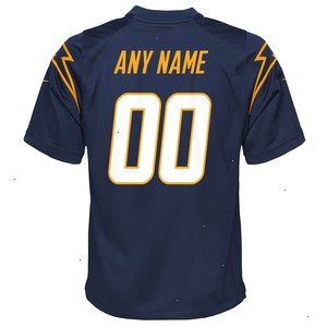 Los Angeles Chargers Nike Youth Alternate Custom Game Jersey - Navy
