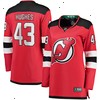 Luke Hughes New Jersey Devils Fanatics Branded Women's Home Breakaway Player Jersey - Red