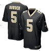 Lynn Bowden Jr. New Orleans Saints Nike Team Game Jersey - Black V1