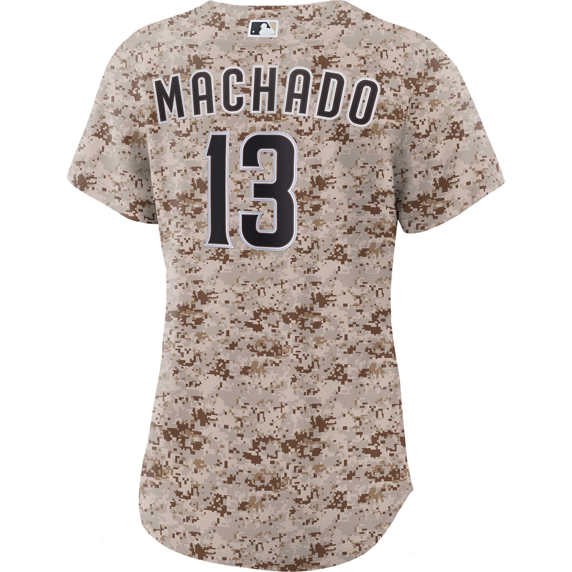 Manny Machado San Diego Padres Nike Women's USMC Alternate Replica Player Jersey - Camo