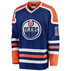 Mark Messier Edmonton Oilers Fanatics Branded Premier Breakaway Retired Player Jersey - Blue