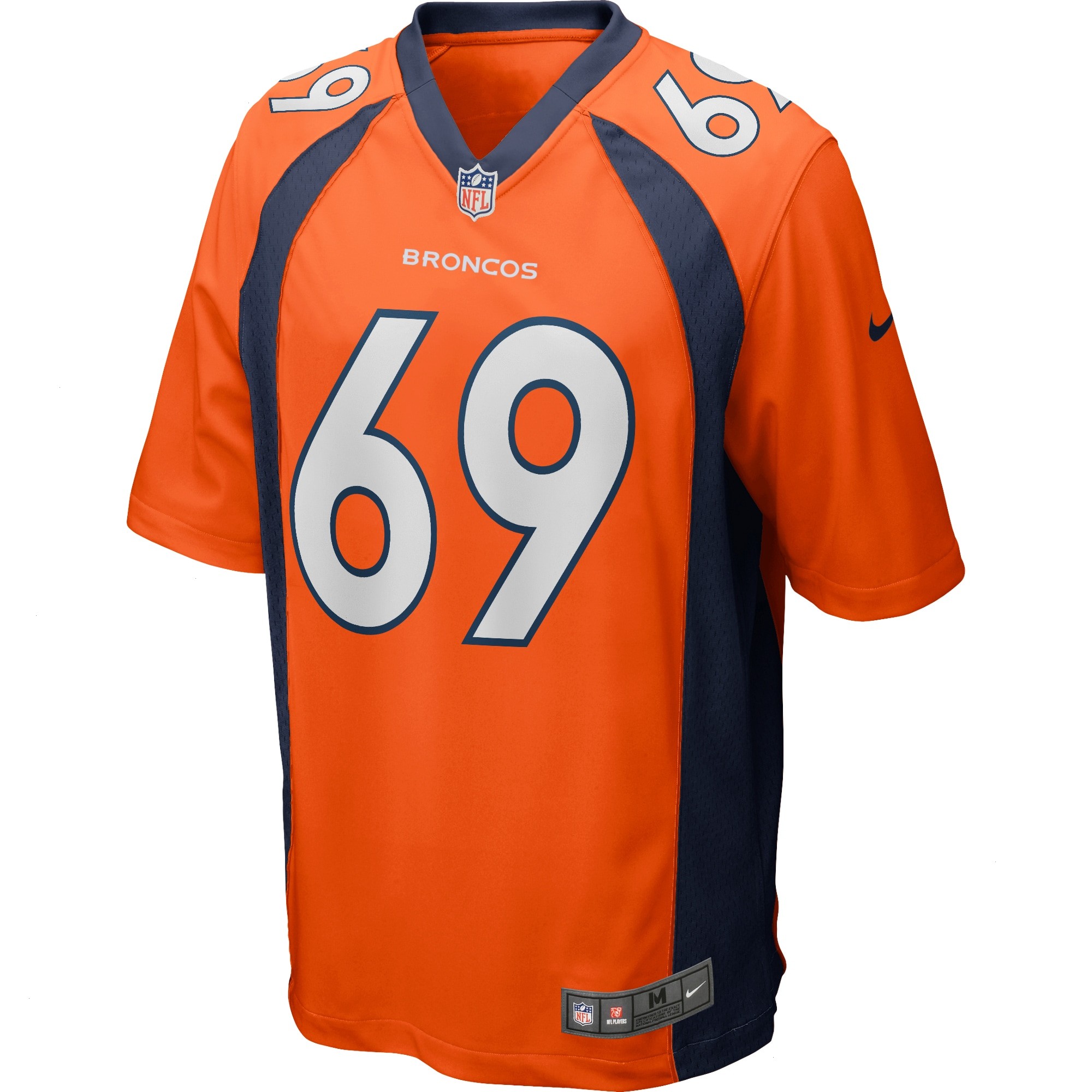 Mark Schlereth Denver Broncos Nike Game Retired Player Jersey - Orange