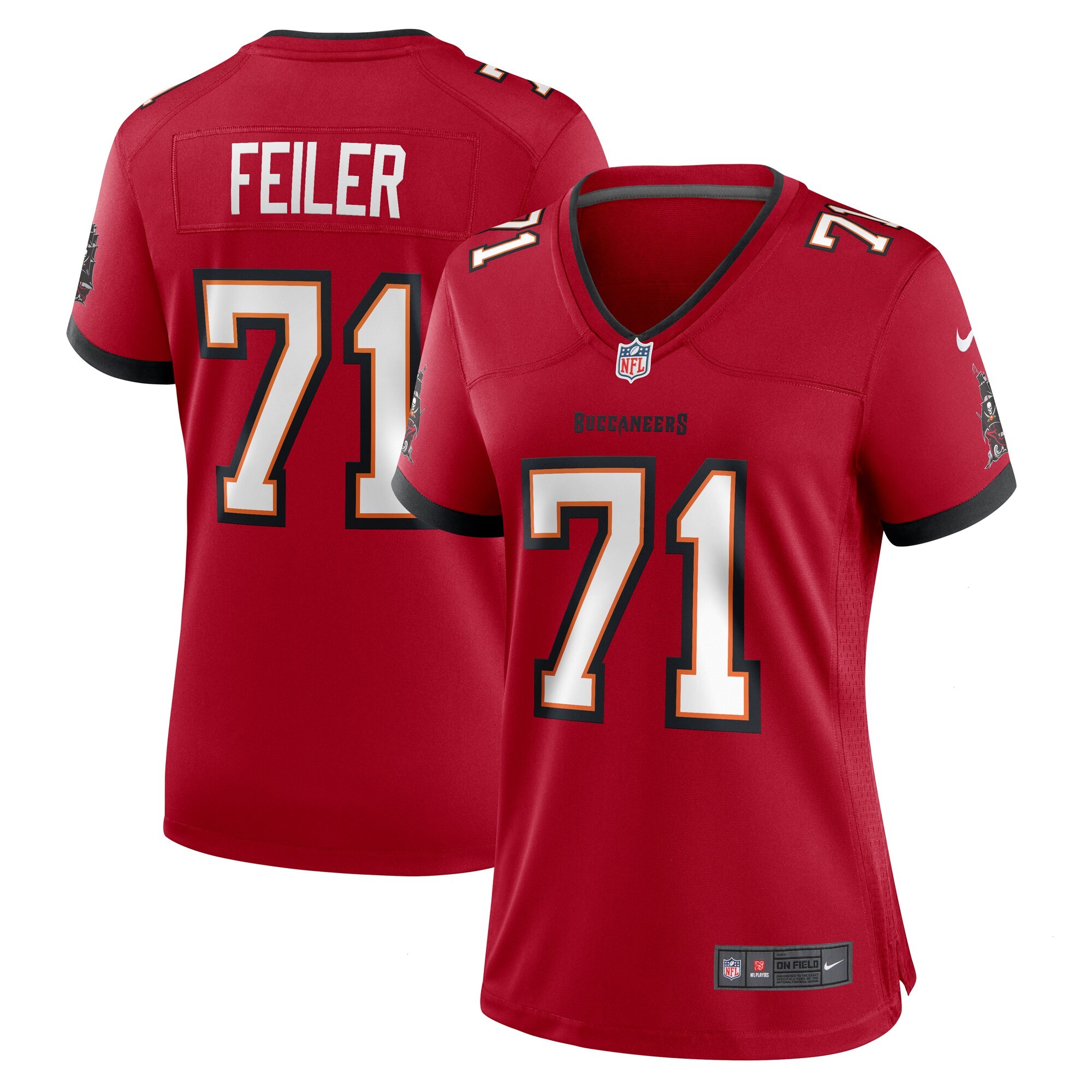 Matt Feiler Tampa Bay Buccaneers Nike Game Player Jersey - Red V1